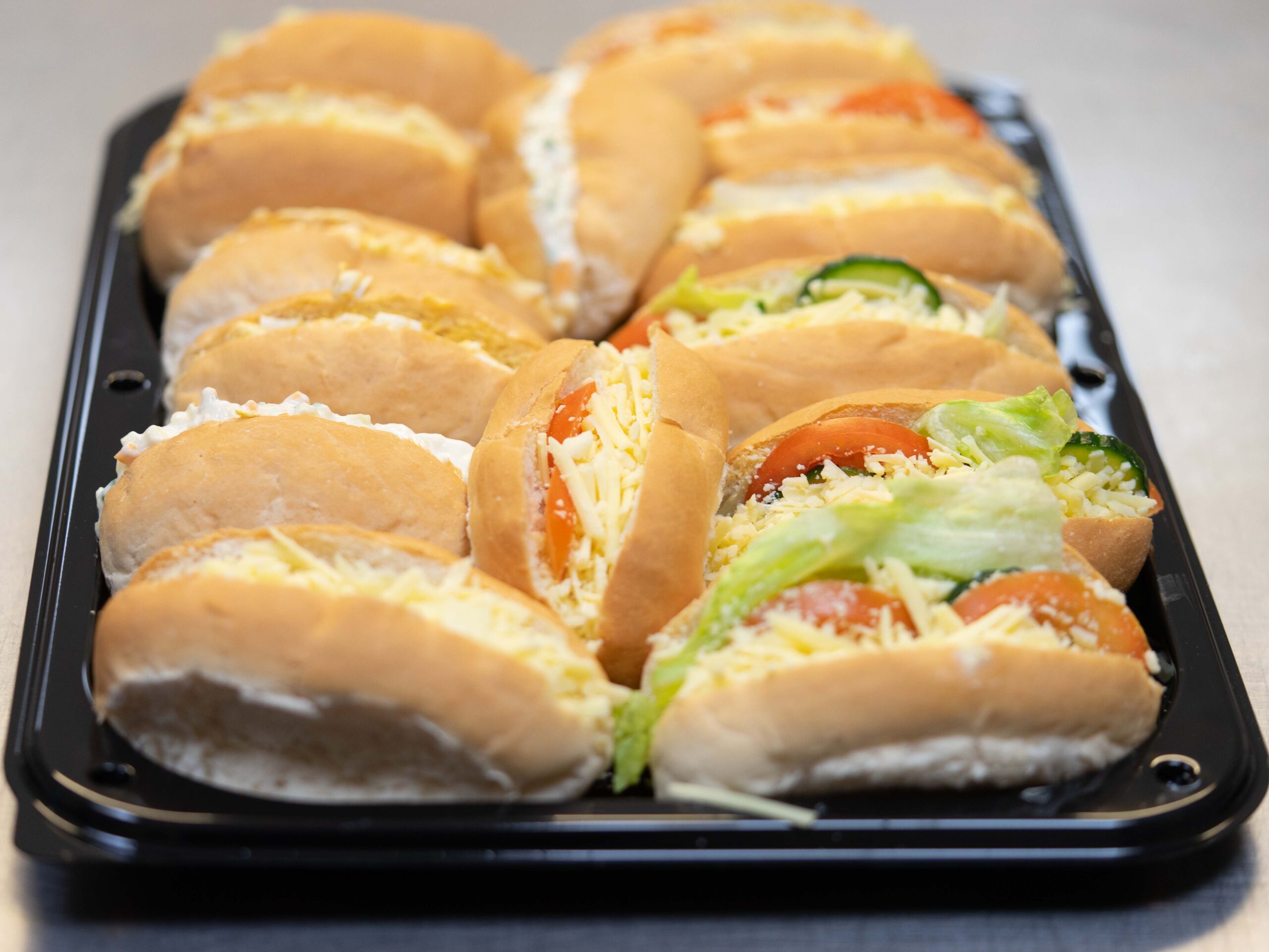 Selection of filled rolls