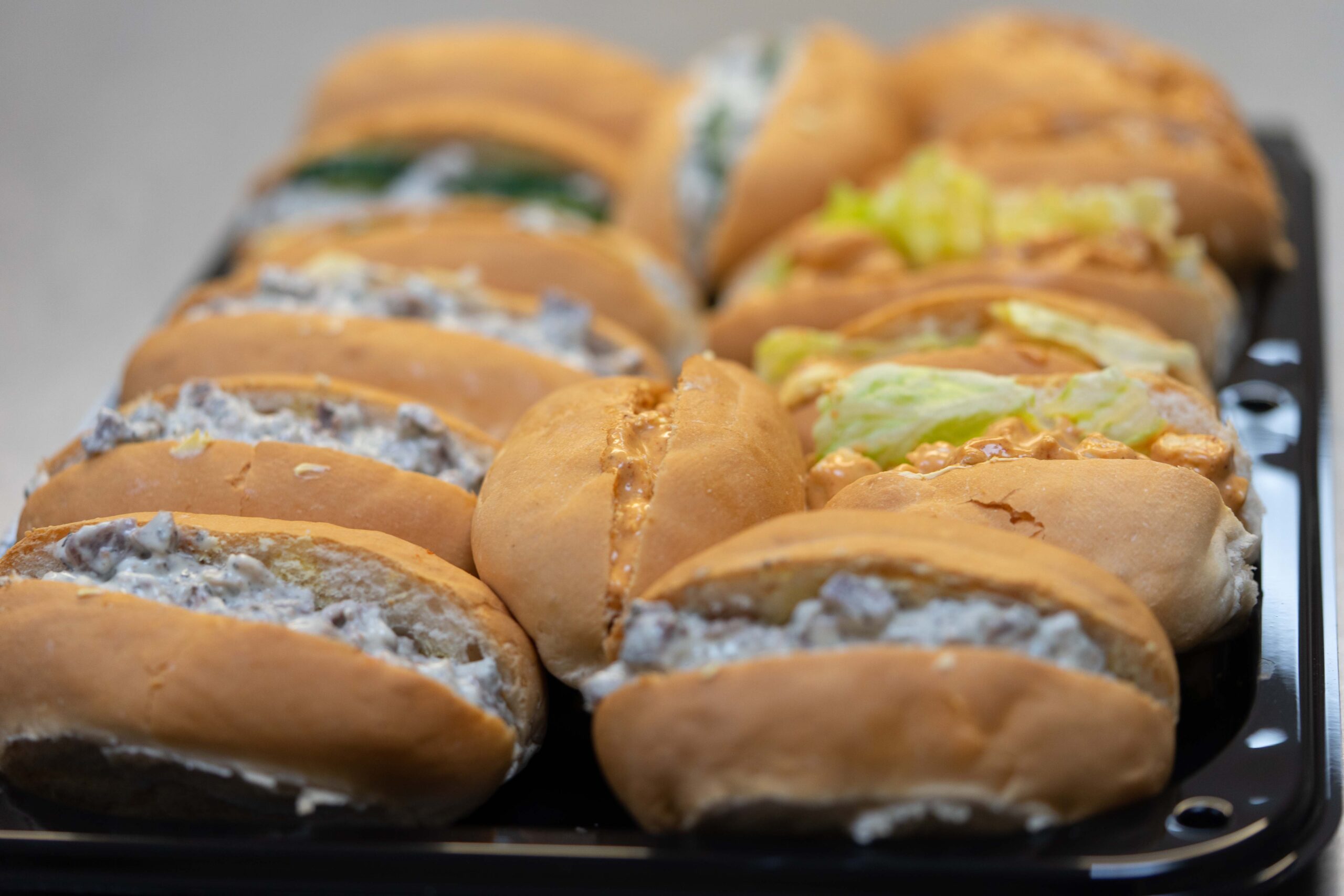 Selection of filled rolls