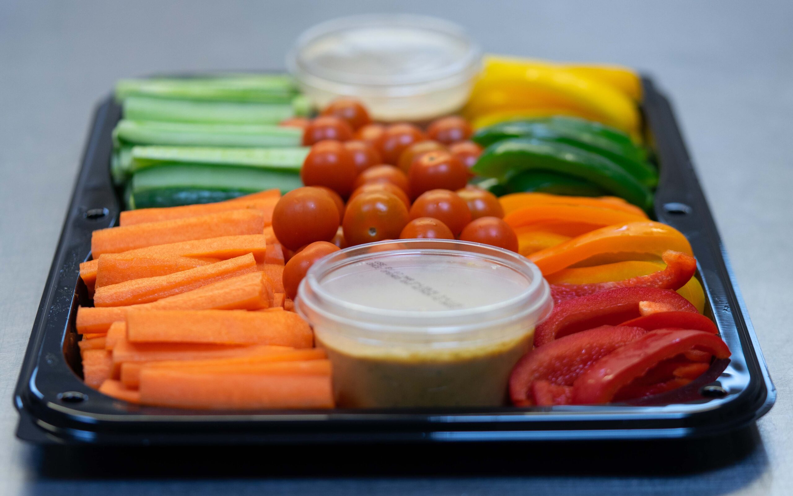 Assortment of fruit and vegetable platter