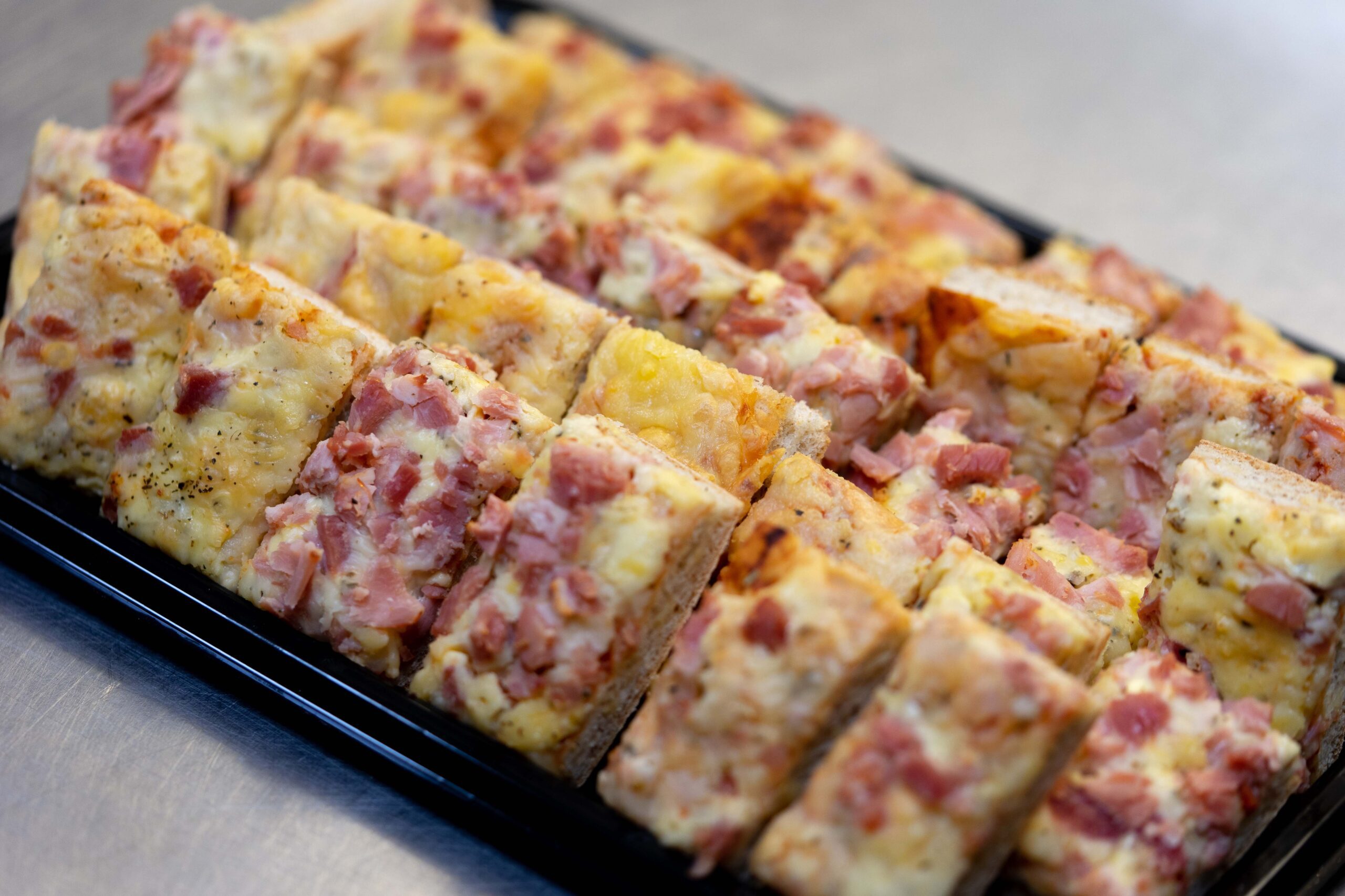 Selection of pizza bites