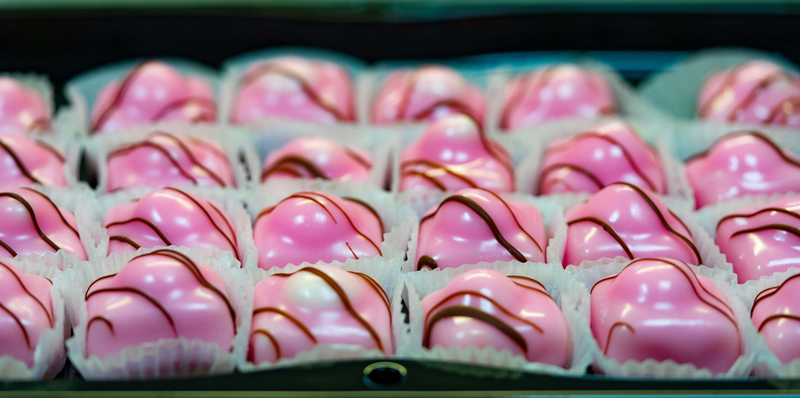 Portion of baked treats