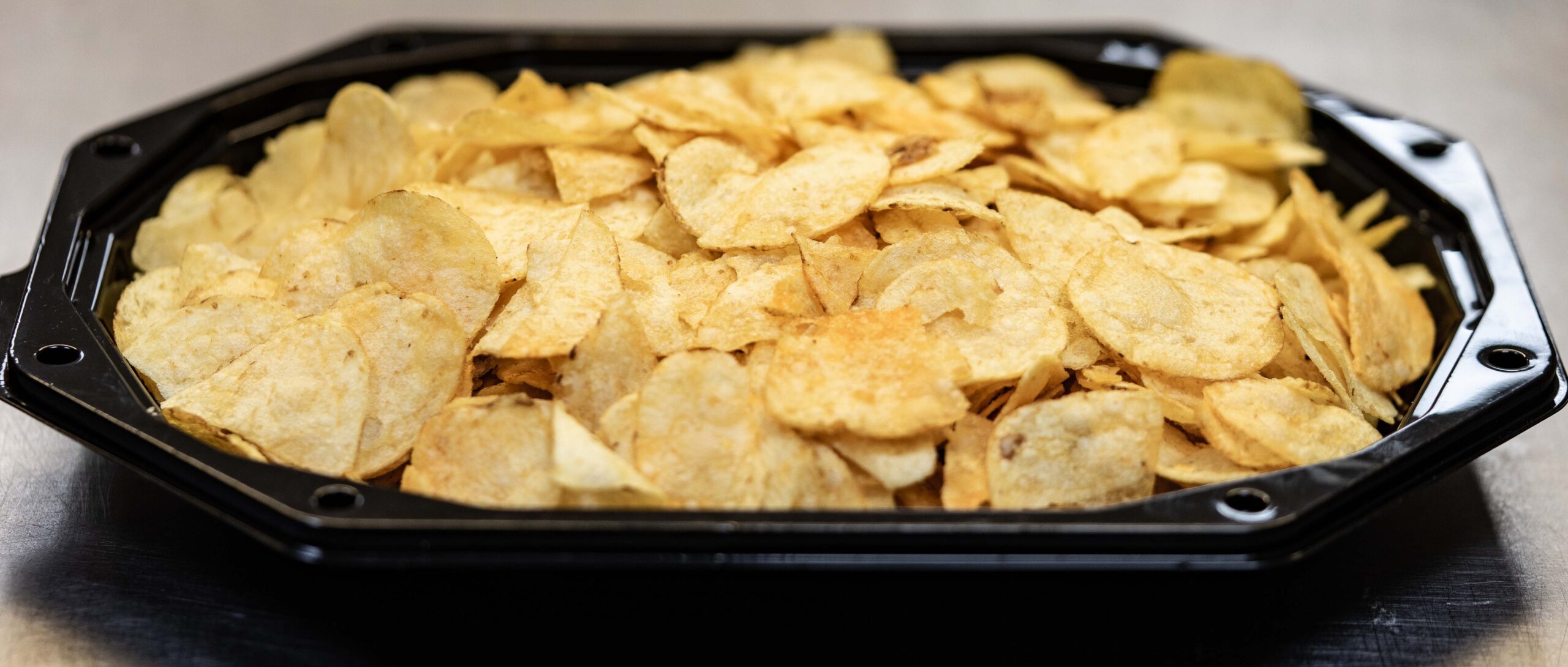 Portion of Walkers crisps