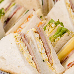 Selection of sandwiches