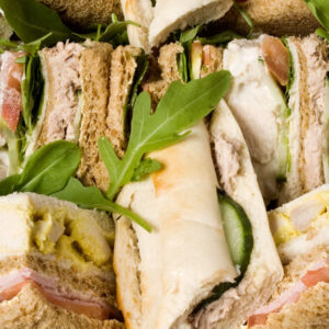 Selection of sandwiches