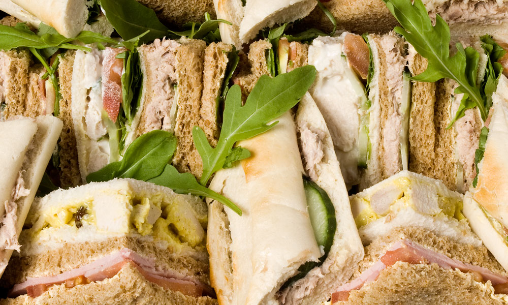 Selection of sandwiches