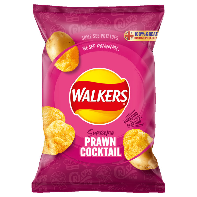 Walkers Prawn Cocktail crisps add on
