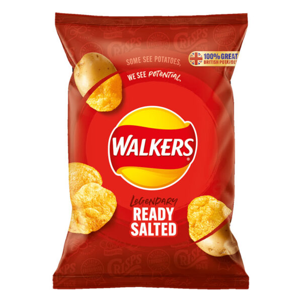 Walkers Ready Salted crisps add on