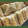wholemeal sandwiches Selection of sandwiches