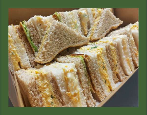 wholemeal sandwiches Selection of sandwiches