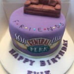 Friends themed birthday cake