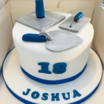Tools themed birthday cake