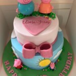 Peppa Pig birthday cake