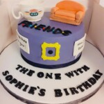 Friends themes birthday cake